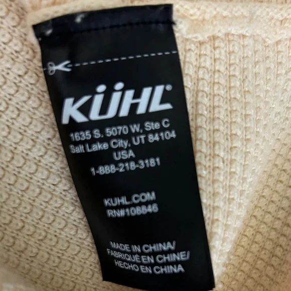 Kuhl Women's Cream Crew Neck Sweater - Picture 6 of 7